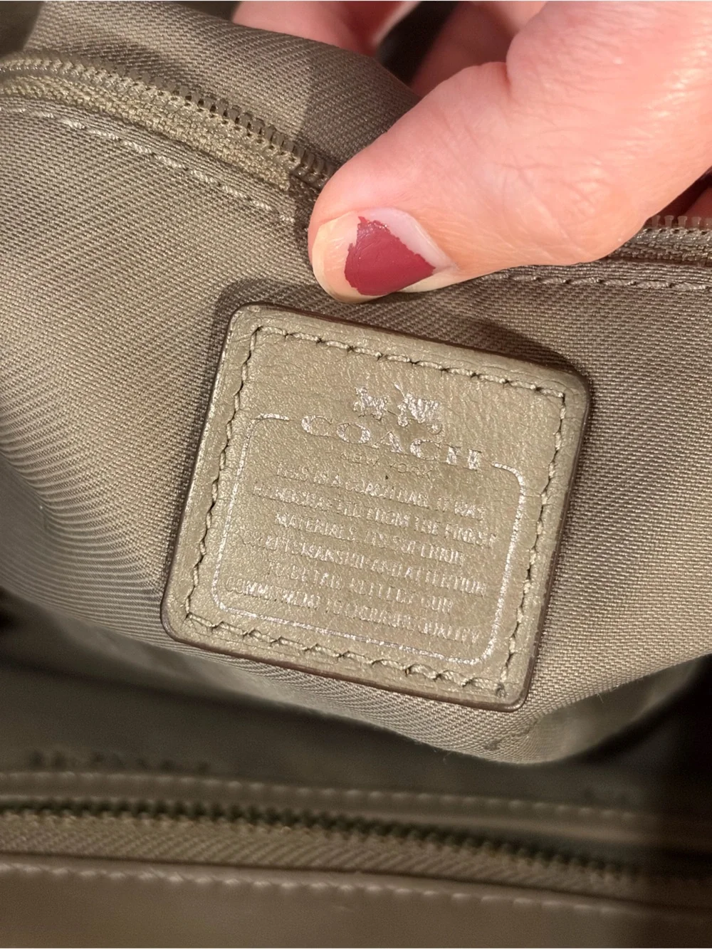 Tan Coach Swagger 27 - 34417